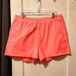 NWT Vineyard Vines women's XL pull-on frayed shorts